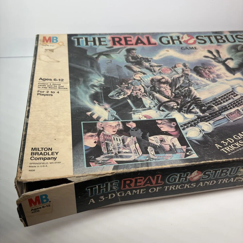 Vintage 1986 The Real Ghostbusters 3D Board Game INCOMPLETE Replacement Parts